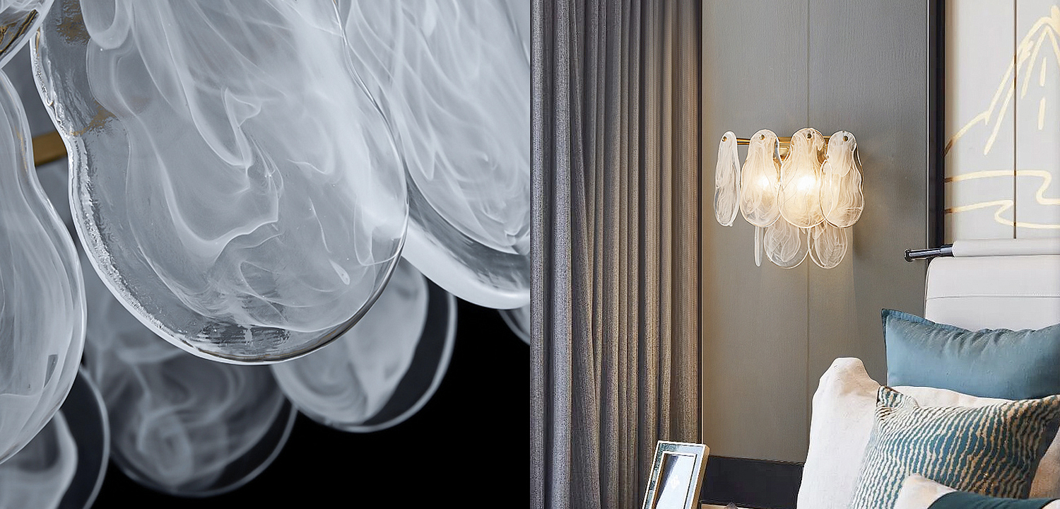 Бра Maat Textured Glass Sconce Бра Maat Textured Glass Sconce - Loft-Concept в Грозном