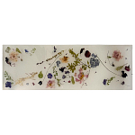 Поднос для ванны из эпоксидной смолы с цветами белая Epoxy Resin Flowers Bath Tray White варинант исполнения - 1 | Loft Concept в Грозном