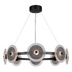 Люстра с плафонами из фактурного двойного стекла Heterochromia варинант исполнения - 4 | Loft Concept в Грозном