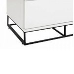 Комод белый с 3-мя ящиками Strict Lines  варинант исполнения - 4 | Loft Concept в Грозном