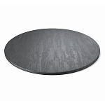 Стол обеденный с круглой столешницей черного цвета Harris Collection варинант исполнения - 2 | Loft Concept в Грозном