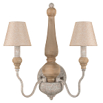 Бра с двумя конусовидными тканевыми абажурами Neighborhood варинант исполнения - 1 | Loft Concept в Грозном