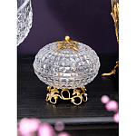 Конфетница из прозрачного рельефного стекла Eden Garden варинант исполнения - 10 | Loft Concept в Грозном