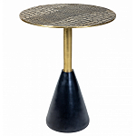 Кофейный столик с металлической столешницей Amphibian варинант исполнения - 1 | Loft Concept в Грозном