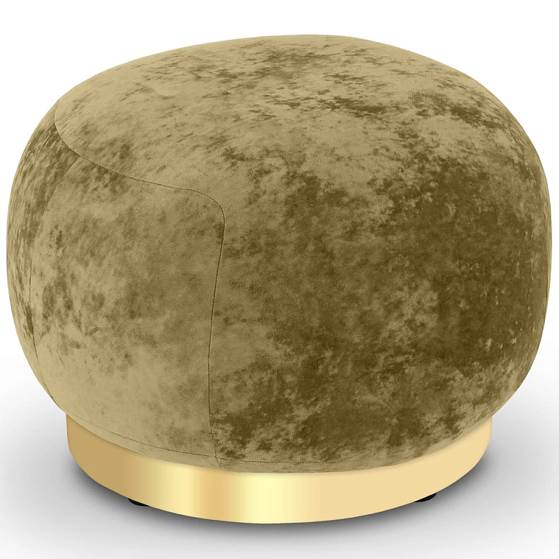 Круглый мягкий пуф Ambrose Soft Velour Pouf Мульти в Грозном | Loft Concept 