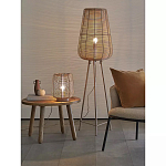 Торшер с плетеным металлическим плафоном Wicker Iron Lamp варинант исполнения - 4 | Loft Concept в Грозном