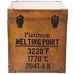 Сундук кожаный в винтажном стиле Brown Leather Chest варинант исполнения - 3 | Loft Concept в Грозном