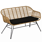 Кушетка плетеная из ротанга Wicker Сouch варинант исполнения - 3 | Loft Concept в Грозном