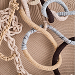 Круглое Дизайнерское Панно Дюна Round Panel Dune варинант исполнения - 5 | Loft Concept в Грозном