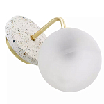 Бра с белым матовым плафоном в форме шара Round White Matte Lampshade варинант исполнения - 3 | Loft Concept в Грозном