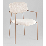 Стул Doe с подклокотниками молочный варинант исполнения - 1 | Loft Concept в Грозном