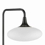 Торшер с белым стеклянным плафоном в форме эллипса Kernel варинант исполнения - 2 | Loft Concept в Грозном