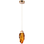 Подвесной светильник Soar Hanging Lamp Brass Amber Янтарный варинант исполнения - 2 | Loft Concept в Грозном