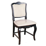 Стул из массива березы с мягким сиденьем без подлокотников в стиле прованс Vintage варинант исполнения - 1 | Loft Concept в Грозном