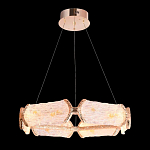Люстра кольцевая с текстурным природным рисунком IceFlame варинант исполнения - 3 | Loft Concept в Грозном