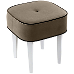 Квадратный мягкий пуф на белых ножках Winton Pouf Square варинант исполнения - 3 | Loft Concept в Грозном