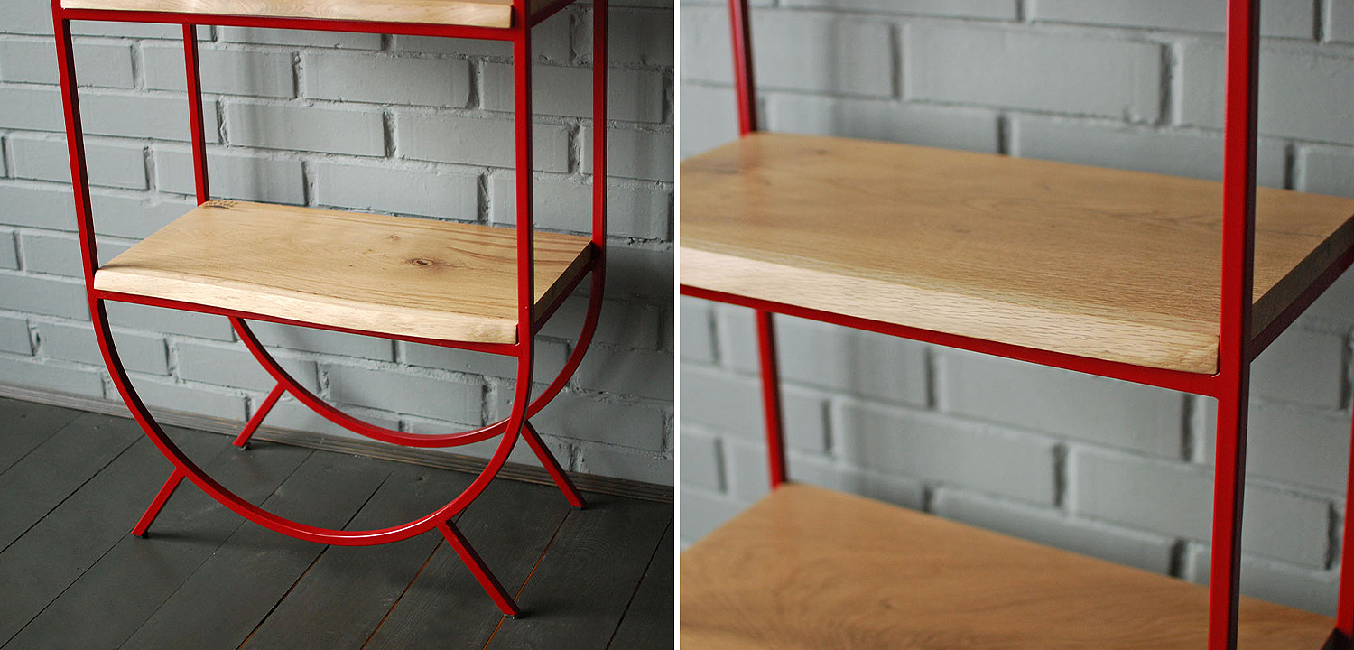 Стеллаж Rumo Industrial Metal Rust Rack Стеллаж Rumo Industrial Metal Rust Rack - Loft-Concept в Грозном