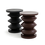 Фигурный приставной столик бордового цвета  AMORPHOUS варинант исполнения - 2 | Loft Concept в Грозном