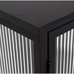 Сервант двухдверный с рифленым стеклом The Keeper варинант исполнения - 3 | Loft Concept в Грозном