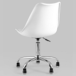 Офисный стул на металлическом основании EGGERY White варинант исполнения - 6 | Loft Concept в Грозном