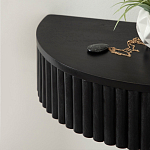 Прикроватный подвесной столик с ящиком черный Bedside Hanging Table варинант исполнения - 4 | Loft Concept в Грозном