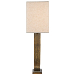 Настольная лампа с корпусом в форме кольца и прямоугольным абажуром French Ring варинант исполнения - 4 | Loft Concept в Грозном