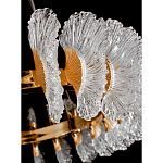 Люстра круглая с фактурными элементами в виде ракушек Inspired Sea варинант исполнения - 3 | Loft Concept в Грозном