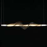 Люстра подвесная линейная Adilin Сhromium варинант исполнения - 1 | Loft Concept в Грозном