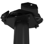 Барный стул вращающийся со спинкой и подлокотниками Douglas Rhombus Синий Велюр варинант исполнения - 6 | Loft Concept в Грозном