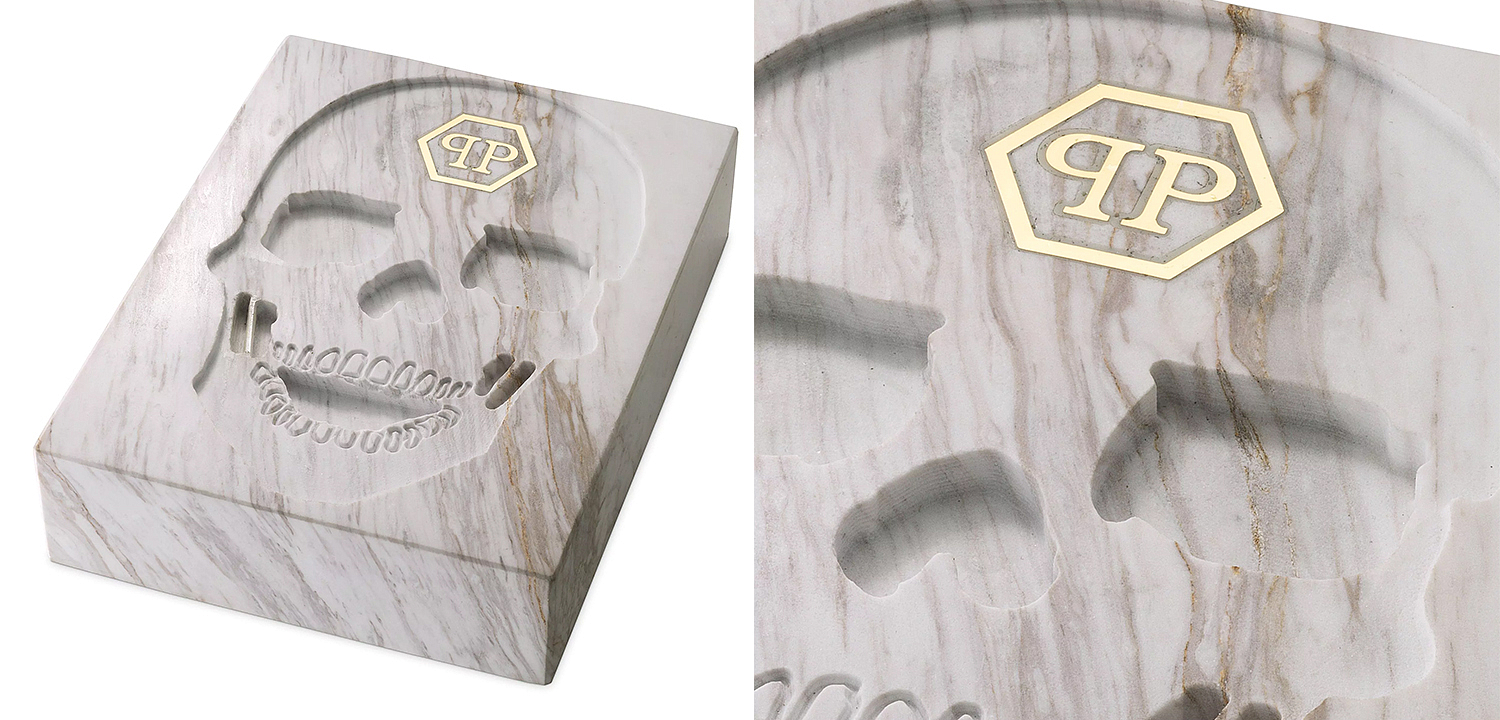 Статуэтка Philipp Plein Marble Skull book Статуэтка Philipp Plein Marble Skull book - Loft-Concept в Грозном