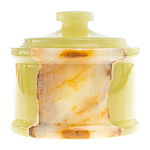 Сахарница из натурального камня Оникс Stone Sugar Bowls варинант исполнения - 5 | Loft Concept в Грозном