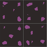 Плитка с узором Осколки варинант исполнения - 3 | Loft Concept в Грозном