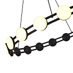 Люстра кольцевая с круглыми светодиодными источниками света Maxine Light варинант исполнения - 6 | Loft Concept в Грозном