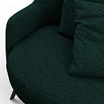 Мебельная ткань Шенилл темно-зеленый цвет 138 см T4-36 варинант исполнения - 12 | Loft Concept в Грозном