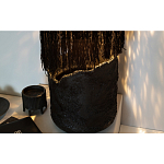 Напольная лампа черная с текстильными элементами "ЯРВИ" варинант исполнения - 7 | Loft Concept в Грозном