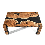 Кофейный Стол River in Autumn Elm Resin Coffee Table варинант исполнения - 2 | Loft Concept в Грозном