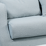 Диван Seldon с мягкими подушками голубое букле варинант исполнения - 5 | Loft Concept в Грозном