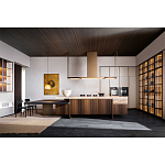 Кухонный гарнитур из массива дуба и камня Ratio Dada Engenereed варинант исполнения - 17 | Loft Concept в Грозном