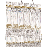 Люстра подвесная круглая из прозрачного хрусталя с золотым корпусом Selfsufficient варинант исполнения - 8 | Loft Concept в Грозном