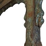 Старинная индийская резная арка из тика Antique Indian Carved Arch варинант исполнения - 2 | Loft Concept в Грозном