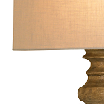 Бра светодиодное с тканевым абажуром на фигурном основании Undercut варинант исполнения - 1 | Loft Concept в Грозном