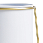 Кашпо из металла и латуни Elegance Elevated Planters белое варинант исполнения - 3 | Loft Concept в Грозном