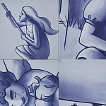 Плитка с рисунком Первый сон варинант исполнения - 3 | Loft Concept в Грозном