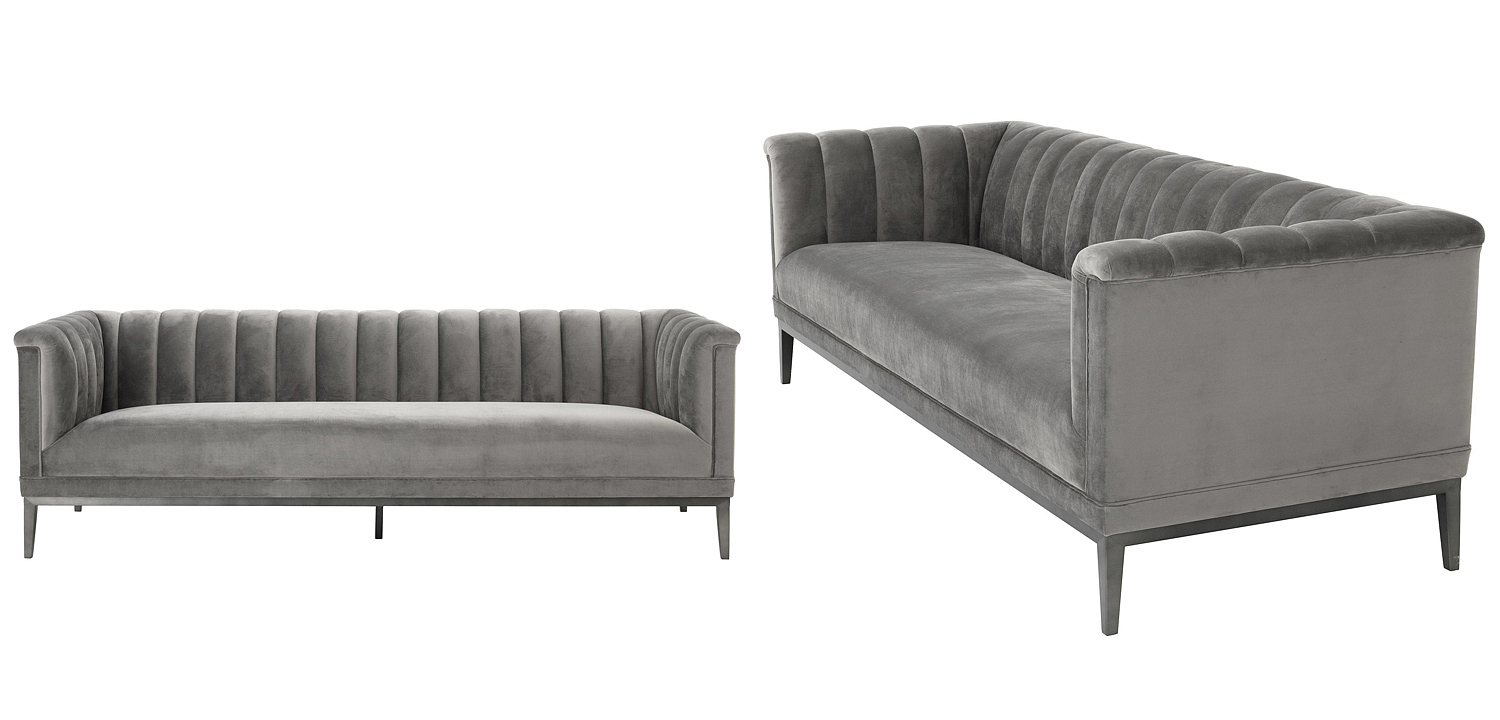 Диван Eichholtz Sofa Raffles grey Диван Eichholtz Sofa Raffles grey - Loft-Concept в Грозном
