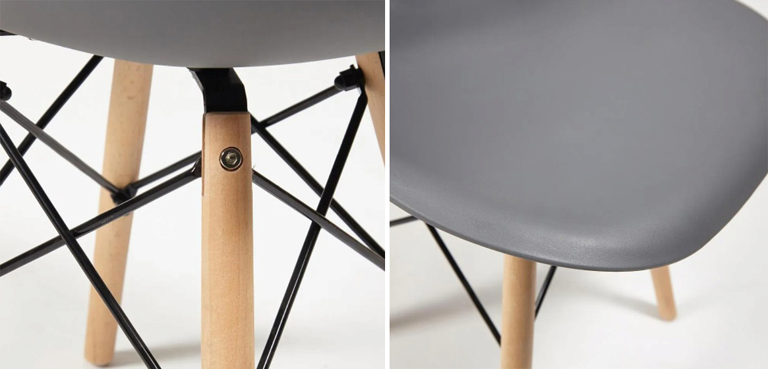 Стул DSW grey Стул DSW grey - Loft-Concept в Грозном