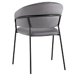 Стул в велюре серого цвета Horizon варинант исполнения - 5 | Loft Concept в Грозном