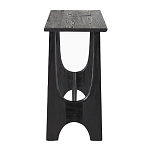 Консоль деревянная чёрная Black Tanner варинант исполнения - 2 | Loft Concept в Грозном