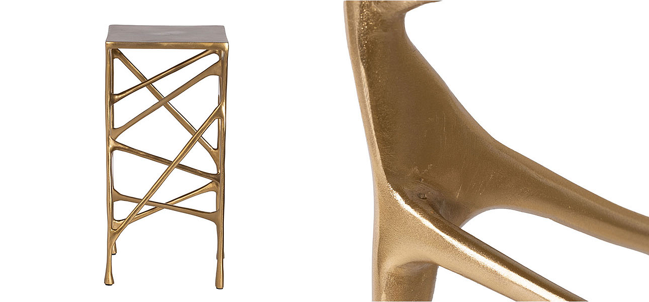 Столик журнальный Origania gold Столик журнальный Origania gold - Loft-Concept в Грозном