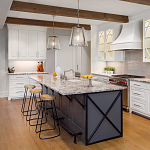 Подвесной светильник с прозрачным коническим стеклянным плафоном в современном стиле Feiss варинант исполнения - 3 | Loft Concept в Грозном