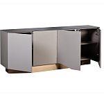 Комод со стеклянной столешницей и с выдвижными ящиками Minimalist Accent варинант исполнения - 2 | Loft Concept в Грозном